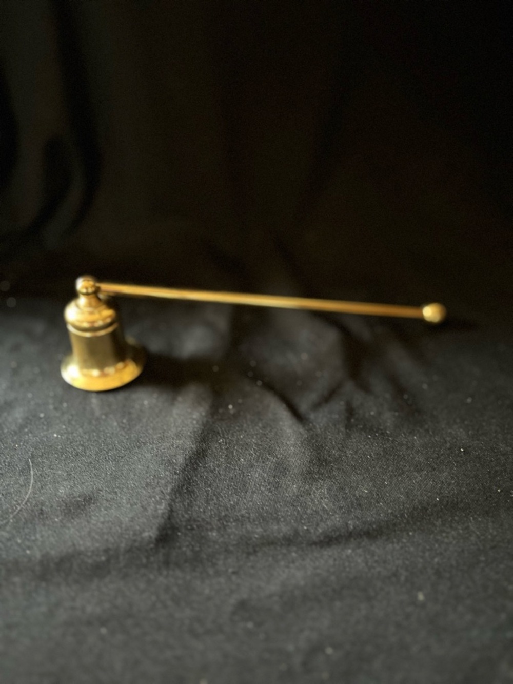 Brass Candle Snuffer with Long Handle